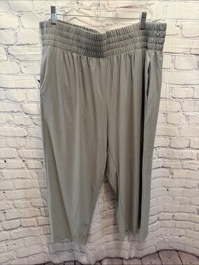 Jones & Co. Women's Relaxed Elastic-Waist Trousers - Grey